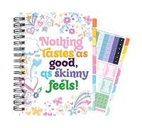 Compatible avec Slimming World - Agenda alimentaire de 3 mois - Autocollants - Carte de compte à rebours - Pesée hebdomadaire - Activité - Reliure à anneaux - 2025