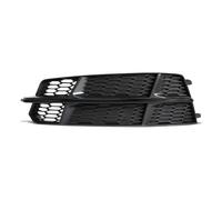 Compatible avec SLine pour A6 C7 A6L 2015 2016 2017 2018, Couvercle de Phare antibrouillard Avant de Voiture, Grille hexagonale en nid d'abeille 4G0807681AN