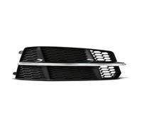 Compatible avec SLine pour A6 C7 A6L 2015 2016 2017 2018, Couvercle de Phare antibrouillard Avant de Voiture, Grille hexagonale en nid d'abeille 4G0807681AN