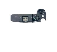 Compatible avec Sony A7C2/A7C II - Coque supérieure avec molette de sélection du Mode et Bouton Marche/arrêt, pièce de Rechange for Appareil Photo(Black)
