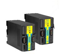 Compatible avec Sony, for BP-U90 BP-U100 Batterie Lithium-ION Rechargeable for Caméscopes PMW-EX1 PMW-EX1R PMW-EX3 PMW-F3 XDCAM Ex(2 Pcs Battery)