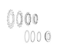 compatible avec SRAM Jeu de couronnes de remplacement pour cassette PG-1231 (APE