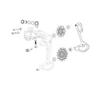 compatible avec SRAM Kit de boulons d''engrenage FORCE WIDE ETAP AXS