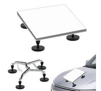 compatible avec Starlink Mini Magnétique Support Incurvé, Portable D'Aluminium Alliage Montage pour VR, Toit de Voiture, Métalliques Surfaces - 66mm Puissante Ventouse, Grande Vitesse Stabilité