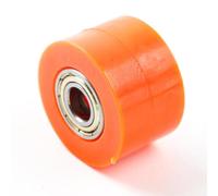 Compatible avec Street Bike Motocycle Motocross CRF Drive Chain à Rouleau à Rouleaux Poulier Guide de tendeur de Curseur de 8 mm 10 mm Remplacement du marché secondaire(Orange -8mm)