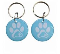 Compatible avec Sureflap Surefeed Microchip RFID collier de rechange Tags, lot de 2, étanche, pour animaux de compagnie sans puce (bleu)