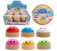 Compatible avec Surprise Squishy Dumpling 8,5 cm - Modèle aléatoire - Balle anti-stress - Viral Steamed Bun Trend - Jouet amusant - 1 pièce avec boîte (8,5 cm 1 pièce)
