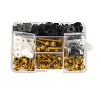 Compatible Avec Suzuki Pour Bandit 1200 1250S 250 600 650 Pour DL1000 DL250 Kit Boulons De Carrosserie Fixations Vis Ecrou(Yellow)