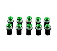 Compatible Avec Suzuki Pour GIXXER Pour BURGMAN 650 400 125 200 Pour AN650 400 125 200 10 Pièces M5 Boulon De Pare-brise Vis De Montage De Pare-brise Rondelle Écrou Pièces