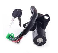 Compatible Avec Suzuki Pour GS125 Accessoires Moto 6 Fils Serrure De Contacteur D'allumage Avec 2 Clés Kit De Pièces De Rechange Et Accessoires Clé contacteur d'allumage