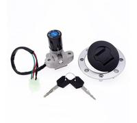Compatible Avec Suzuki Pour RF400 600 900 Pour GSXR1000 Pour TL1000R Pour GSF1200 Pour SV650 1 Jeu Kit Serrure Contacteur D'allumage + Cache-réservoir Avec 2 Clés Clé contacteur d'allumage