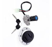 Compatible Avec Suzuki Pour RGV250 Pour GSX750 Pour GSX600 1989-1997 Pour VX800 1990-1996 1 Jeu Kit Serrure De Contacteur D'allumage + Cache-réservoir Avec 2 Clés Clé contacteur d'allumage