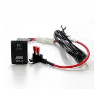 Compatible Avec Suzuki Pour Swift Dual QC3.0 PD Adaptateur Prise D'interface Chargeur Rapide 12V 24V Remplacement Étanche Pièces