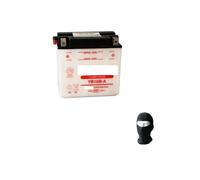 Compatible avec Suzuki VS GL/GLP Intruder 750 1985 A 1991 Batterie UASA YB16B-A 12V/16AH Batteries DÉJÀ PRÊTES pour Le DÉMARRAGE Moteur SPÉCIFIQUE Moto Scooter Complet