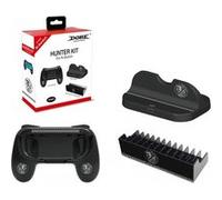 Compatible avec Switch Pack Accessoires DOBE1 Chasse, Support Chargeur + Poignée + Rangement, Noir NOIR G