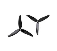 Compatible avec T-Motor, T-Hobby 1 Paire d'hélices en Plastique 7,5 x 4,6 et 10,5 x 5, 3 pales, en Nylon renforcé de Carbone Noir, Compatible avec Les Drones RC FPV(C7.5X4.6-1Pairs)