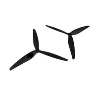 Compatible avec T-Motor, T-Hobby 1 Paire d'hélices en Plastique 7,5 x 4,6 et 10,5 x 5, 3 pales, en Nylon renforcé de Carbone Noir, Compatible avec Les Drones RC FPV(C8.5x5-1Pairs)