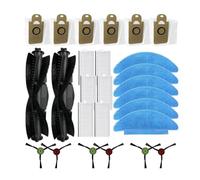 Compatible avec T10s/Aonus I8/Honiture/Q6 SE Kit d'Accessoires de Remplacement for Robot Aspirateur, Ensemble Brosse Principale Latérale Filtre Serpillière Sac à Poussière