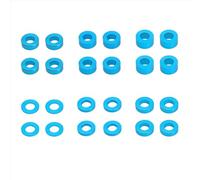 Compatible avec Tamiya 53539 pour TT02 pour TT01 XV01 XV02 Pièces De Voiture RC 24 Pièces Jeu D'entretoises De Vis M3 Vis 3 Mm Joint Plat Rondelle Entretoise RC Pièces