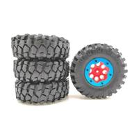 Compatible avec Tamiya CC01 D90 TF2 pour Traxxas pour TRX4 pour Axial pour SCX10 1/10 RC Rock Crawler Diamètre des Pneus 96 Mm en Caoutchouc Jante De Roue Pneu Caoutchouc RC