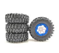 Compatible avec Tamiya CC01 D90 TF2 pour Traxxas pour TRX4 pour Axial pour SCX10 1/10 RC Rock Crawler Diamètre des Pneus 96 Mm en Caoutchouc Jante De Roue Pneu Caoutchouc RC