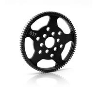 Compatible avec Tamiya CC02 1/10 RC, Accessoires De Pièces De Voiture, Boîte De Vitesses en Acier Métallique 83T, Engrenage Droit Et Support D'engrenage détachées RC(83T Gear)