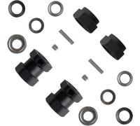 Compatible avec Tamiya Grasshopper pour Hornet Frog 2 1/10 RC Car Pièces Upgrade 12mm Aluminium Hex Adaptateur Roues Jantes Accessoire