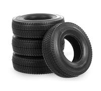 Compatible avec Tamiya pour Hauler pour ACTROS pour Scania 1/14 RC Semi Tracteur Camion Benne Pièces De Mise À Niveau 4 Pièces Pneus en Caoutchouc Dur De 25mm RC Voiture Pneus