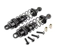 Compatible avec Tamiya pour HPI pour HSP CC01 1/10 RC Voiture Pièces De Rechange 2 Pièces 85 Mm Amortisseurs Hydrauliques en Aluminium Réglables Amortisseurs Amortisseurs RC(Black)