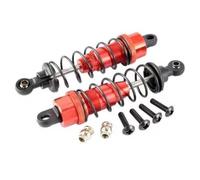 Compatible avec Tamiya pour HPI pour HSP CC01 1/10 RC Voiture Pièces De Rechange 2 Pièces 85 Mm Amortisseurs Hydrauliques en Aluminium Réglables Amortisseurs Amortisseurs RC(Red)