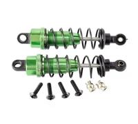 Compatible avec Tamiya pour HPI pour HSP CC01 1/10 RC Voiture Pièces De Rechange 2 Pièces 85 Mm Amortisseurs Hydrauliques en Aluminium Réglables Amortisseurs Amortisseurs RC(Green)