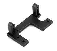 Compatible avec Tamiya pour King pour Hauler pour Scania pour AROCS pour Man pour TGX pour Volvo 1/14 RC Pièces De Camion Tracteur Support De Servo De Direction en Métal Pièces Voiture RC(Black)