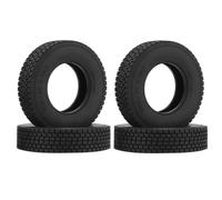 Compatible avec Tamiya pour Man pour Hauler pour ACTROS pour Scania 1/14 RC Pièces 4 Pièces 20mm Pneu en Caoutchouc Dur Semi Tracteur Camion Benne RC Voiture Pneus