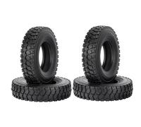 Compatible avec Tamiya pour Man pour King pour Hauler pour ACTROS pour Scania 1/14 RC Pièces 4 Pneus en Caoutchouc 19Mm Semi-Tracteur Camion Benne