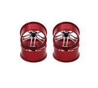Compatible avec Tamiya pour Mini 4WD RC, Pièces De Mise À Niveau De Voiture, Roues Légères Faites Maison, Roues De Couleur Métal Aluminium De 23.5mm Pièces Mise RC