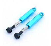 Compatible avec Tamiya pour Scania 770S R620 pour Volvo pour Benz TGX 1/14 Pièces De Camion Radiocommandé 2 Amortisseurs Métalliques pour Suspension À Ressort RC Voiture Amortisseur(Blue)