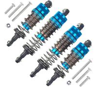 Compatible avec Tamiya pour Subaru pour Hyper Go 1/10 RC Voiture Tout Terrain Pièces De Rechange Et D'amélioration Accessoires Pièces Détachées Amortisseurs Hydrauliques Amortisseurs RC(Blue)