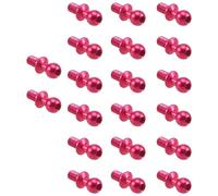 Compatible avec Tamiya pour TT-01 pour TT-02 pour Sakura D4 D5 1/10 RC Drift Car Parts pour Universel 20 Pièces en Métal M3 Vis À Tête Sphérique Hexagonale D'Amortisseur Rc