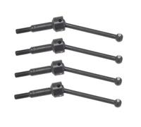 Compatible avec Tamiya pour TT-01 pour TT-02 XV-01 TA01 TA04 1/10 Pièces Mise À Niveau Voiture Télécommandée 4 Pièces d'arbre De Transmission en Métal CVD 53792 39 Mm Arbre D'entraînement