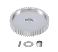 Compatible avec Tamiya pour TT-01 TT01D TT01E 1/10 Pièces De Rechange pour Voiture Télécommandée, Accessoires De Rechange, Pignon Droit 61 Dents en Métal 51004 RC Pièces