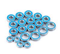 Compatible avec Tamiya pour TT-01 TT01D TT01E TT02B TT01 pour Châssis 1/10 RC Car Upgrade Parts Kit De Roulements Scellés en Caoutchouc 20 Pièces Accessoires Jouets RC
