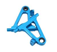 Compatible avec Tamiya pour TT-02 1/10 RC, Pièces De Mise À Niveau Voiture, Accessoires Remplacement, Supports Bras Inférieurs Avant Et Arrière en Métal D'Amortisseur Rc