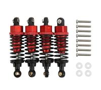 Compatible avec Tamiya pour TT01 pour TT02 TA05 TL01 TA03 MF01X RC Amélioration De Voiture Modification Et Remplacement Pièces D'amortisseur Amortisseurs RC(Red)