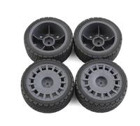 Compatible avec Tamiya pour TT01 pour TT02 XV01 TA06 PTG-2 pour HPI WR8 pour HSP 1/10 1/12 1/14 RC Pièces De Voiture Pneus sur Route Pneu Roue RC Pièces avec