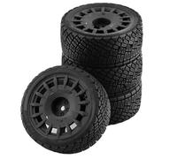 Compatible avec Tamiya pour TT01 pour TT02 XV01 TA06 PTG2 pour HPI pour KYOSHO WR8 pour HSP 1/10 Pièces De Mise À Niveau Voitures Radiocommandées Pneu Roue en Plastique Voiture RC Pneus