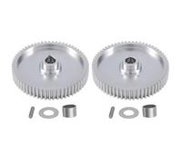 Compatible avec Tamiya pour TT01 TT01D TT01E 1/10 Pièces Et Accessoires pour Voiture RC 2 Pignons Droits Métalliques 61 Dents (réf. 51004) Pièces Voiture RC