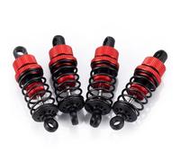 Compatible avec Tamiya pour TT02 1/10 Pièces De Mise À Niveau pour Voiture Drift RC Accessoires 4 Amortisseurs Huile en Alliage D'aluminium D'Amortisseur Rc