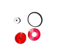 Compatible avec Tamiya pour TT02 1/10 RC Car Upgrade Parts, Transmission par Courroie À Faible Bruit 16T 40T, Système D'engrenages RC Jouets Améliorations
