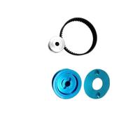Compatible avec Tamiya pour TT02 1/10 RC Car Upgrade Parts, Transmission par Courroie À Faible Bruit 16T 40T, Système D'engrenages RC Jouets Améliorations