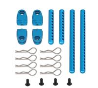 Compatible avec Tamiya pour TT02 RC Pièces Support De Carrosserie Métallique Accessoires Supports Clips en R Et Colonne Fixation RC Réparations Modèles